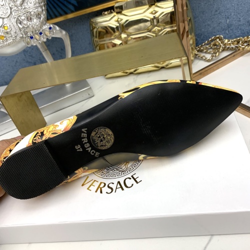 Replica Versace Flat Shoes For Women #1187401 $76.00 USD for Wholesale