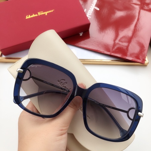 Salvatore Ferragamo AAA Quality Sunglasses #1187640 $60.00 USD, Wholesale Replica Salvatore Ferragamo AAA Quality Sunglasses