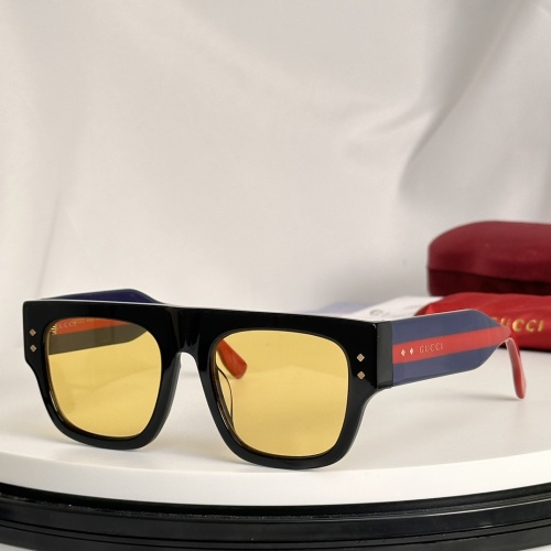 Gucci AAA Quality Sunglasses #1188071 $60.00 USD, Wholesale Replica Gucci AAA Quality Sunglasses