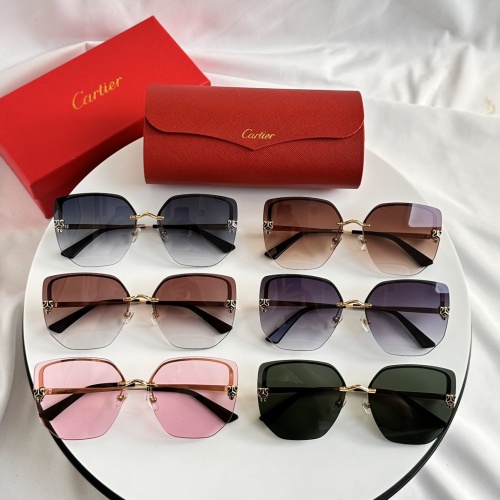 Replica Cartier AAA Quality Sunglassess #1188622 $64.00 USD for Wholesale