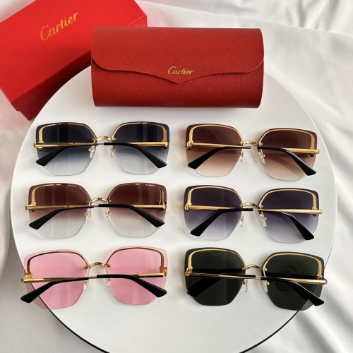 Replica Cartier AAA Quality Sunglassess #1188625 $64.00 USD for Wholesale