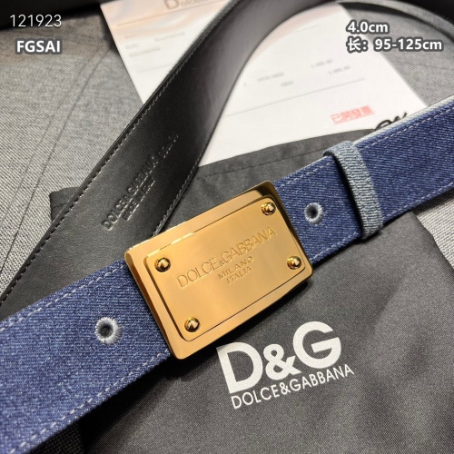 Replica Dolce & Gabbana D&G AAA Quality Belts For Men #1189437 $76.00 USD for Wholesale