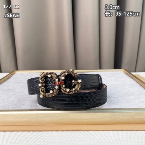 Replica Dolce & Gabbana D&G AAA Quality Belts For Women #1189472 $60.00 USD for Wholesale