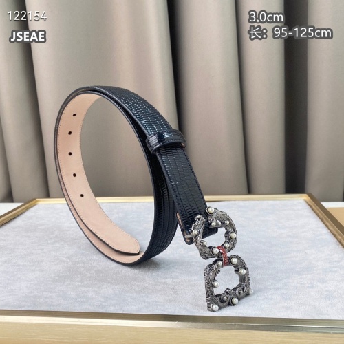 Replica Dolce & Gabbana D&G AAA Quality Belts For Women #1189473 $60.00 USD for Wholesale