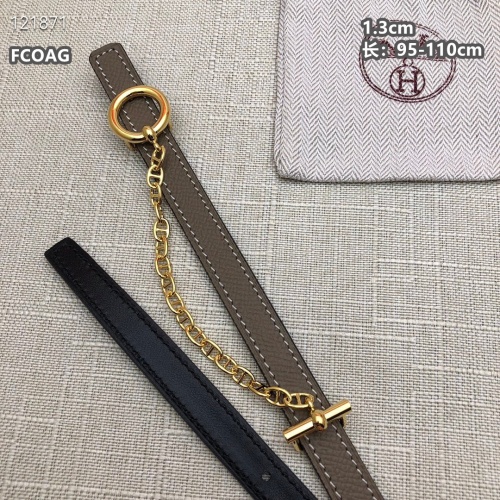 Replica Hermes AAA Quality Belts For Women #1189768 $68.00 USD for Wholesale