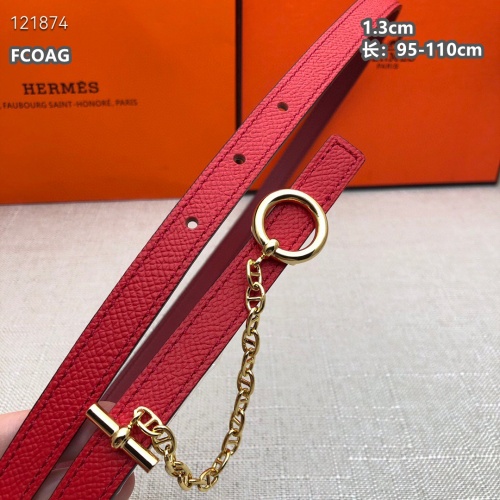 Replica Hermes AAA Quality Belts For Women #1189778 $68.00 USD for Wholesale