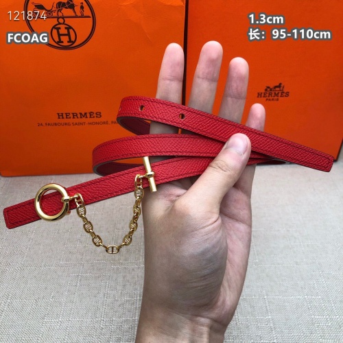 Replica Hermes AAA Quality Belts For Women #1189778 $68.00 USD for Wholesale