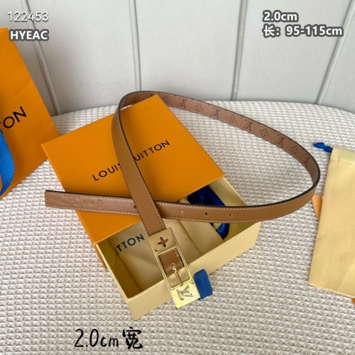 Louis Vuitton AAA Quality Belts For Women #1190042 $52.00 USD, Wholesale Replica Louis Vuitton AAA Quality Belts