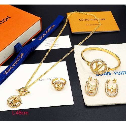 Louis Vuitton LV Jewelry Set For Women #1190618 $96.00 USD, Wholesale Replica Louis Vuitton LV Jewelry Set