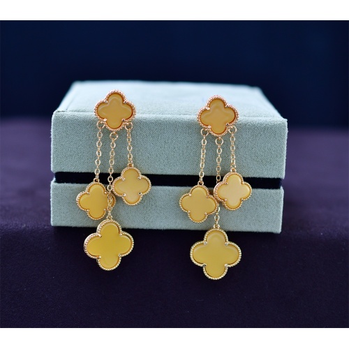 Van Cleef &amp; Arpels Earrings For Women #1191332 $23.00 USD, Wholesale Replica Van Cleef &amp; Arpels Earrings