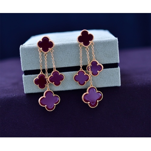 Van Cleef &amp; Arpels Earrings For Women #1191336 $23.00 USD, Wholesale Replica Van Cleef &amp; Arpels Earrings