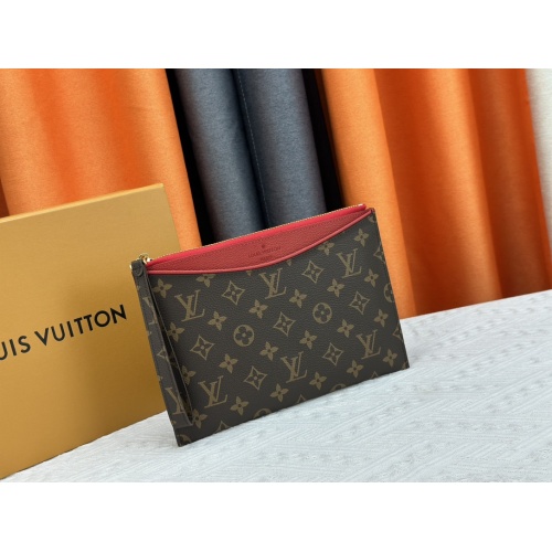 Replica Louis Vuitton LV Wallets In Red #1191380 $42.00 USD for Wholesale