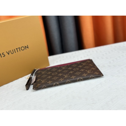 Replica Louis Vuitton LV Wallets In Burgundy #1191381 $42.00 USD for Wholesale