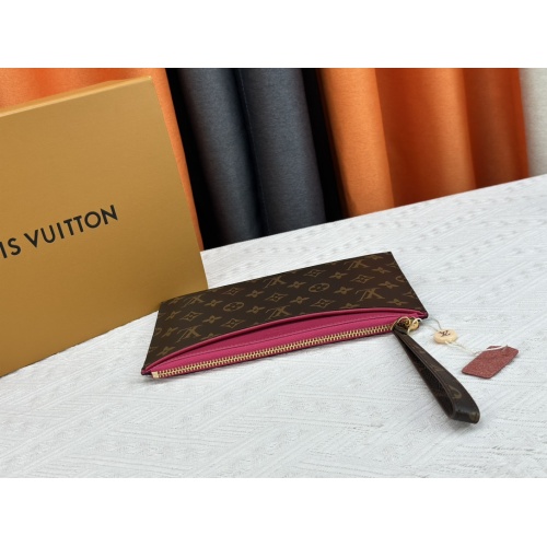 Replica Louis Vuitton LV Wallets In Rose Red #1191382 $42.00 USD for Wholesale