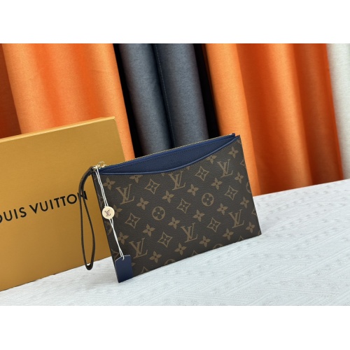 Replica Louis Vuitton LV Wallets In Navy #1191387 $42.00 USD for Wholesale