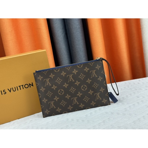 Replica Louis Vuitton LV Wallets In Navy #1191387 $42.00 USD for Wholesale