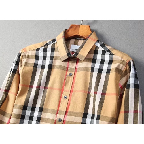 Replica Burberry Shirts Long Sleeved For Men #1192195 $38.00 USD for Wholesale