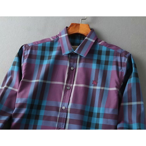 Replica Burberry Shirts Long Sleeved For Men #1192200 $40.00 USD for Wholesale