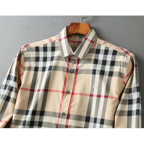 Replica Burberry Shirts Long Sleeved For Men #1192201 $40.00 USD for Wholesale