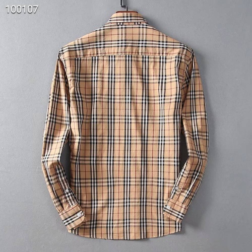 Replica Burberry Shirts Long Sleeved For Men #1192203 $39.00 USD for Wholesale