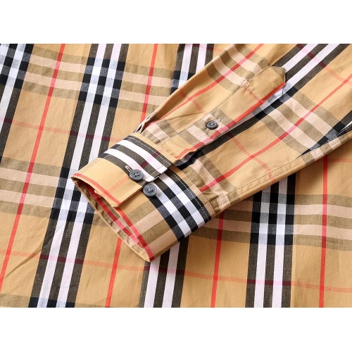 Replica Burberry Shirts Long Sleeved For Men #1192205 $40.00 USD for Wholesale