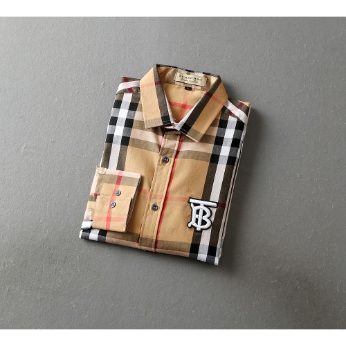 Replica Burberry Shirts Long Sleeved For Men #1192215 $38.00 USD for Wholesale