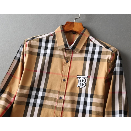 Replica Burberry Shirts Long Sleeved For Men #1192215 $38.00 USD for Wholesale