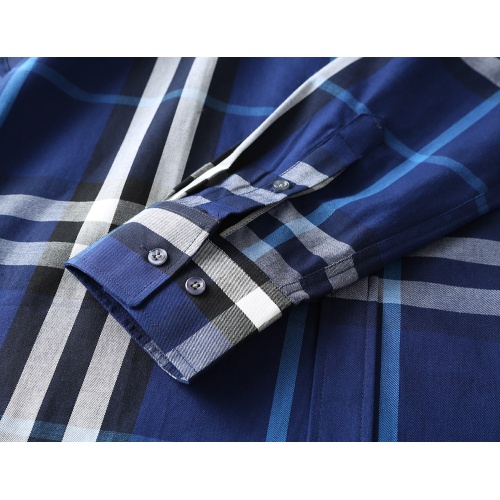 Replica Burberry Shirts Long Sleeved For Men #1192218 $38.00 USD for Wholesale