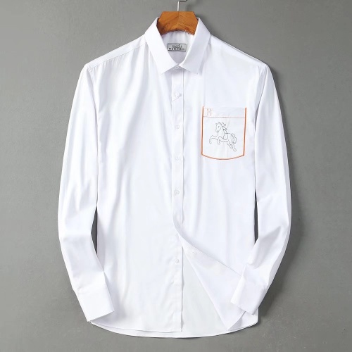 Hermes Shirts Long Sleeved For Men #1192226 $42.00 USD, Wholesale Replica Hermes Shirts