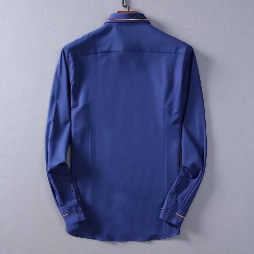 Replica Hermes Shirts Long Sleeved For Men #1192240 $40.00 USD for Wholesale