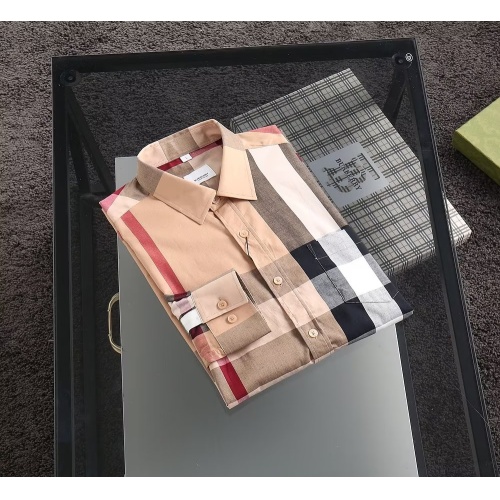 Replica Burberry Shirts Long Sleeved For Men #1192253 $39.00 USD for Wholesale