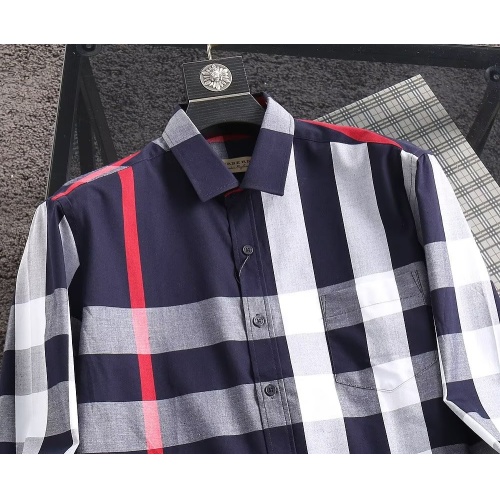 Replica Burberry Shirts Long Sleeved For Men #1192254 $39.00 USD for Wholesale