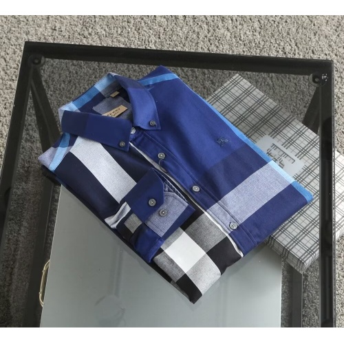 Replica Burberry Shirts Long Sleeved For Men #1192257 $38.00 USD for Wholesale