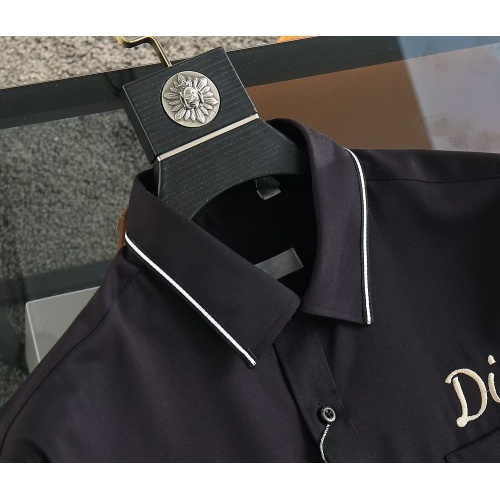 Replica Christian Dior Shirts Long Sleeved For Men #1192279 $40.00 USD for Wholesale