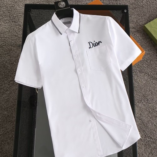 Christian Dior Shirts Short Sleeved For Men #1192283 $38.00 USD, Wholesale Replica Christian Dior Shirts