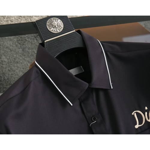 Replica Christian Dior Shirts Short Sleeved For Men #1192284 $38.00 USD for Wholesale