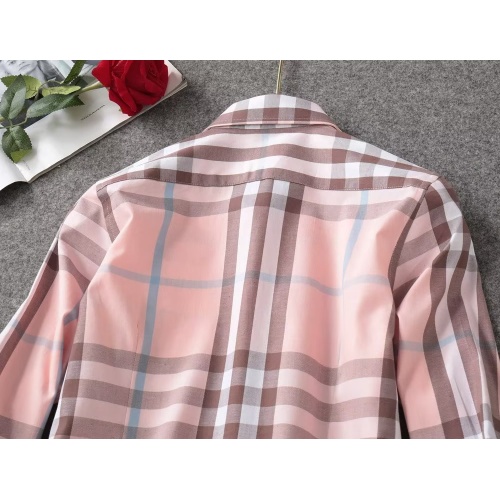 Replica Burberry Shirts Long Sleeved For Women #1192287 $36.00 USD for Wholesale