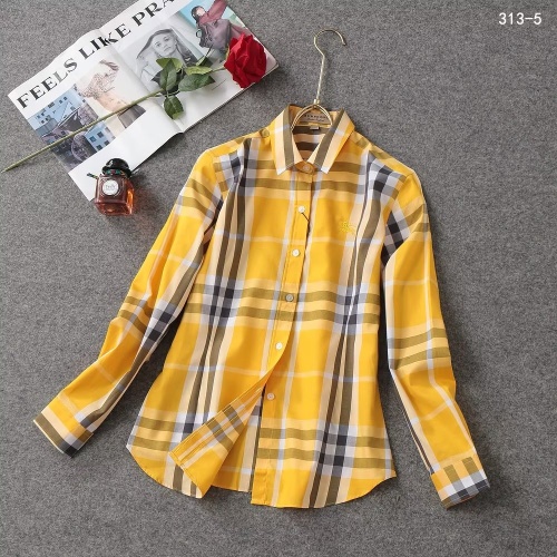 Burberry Shirts Long Sleeved For Women #1192288 $36.00 USD, Wholesale Replica Burberry Shirts