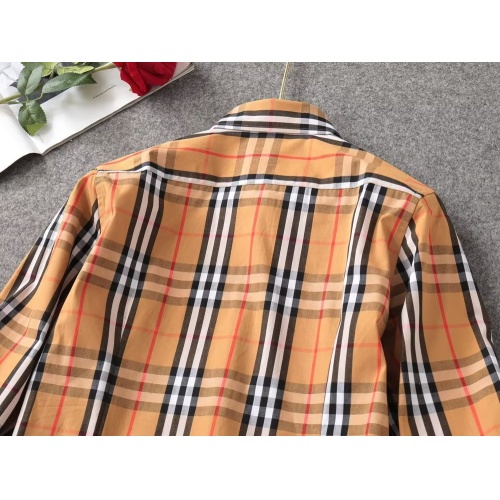 Replica Burberry Shirts Long Sleeved For Women #1192293 $36.00 USD for Wholesale