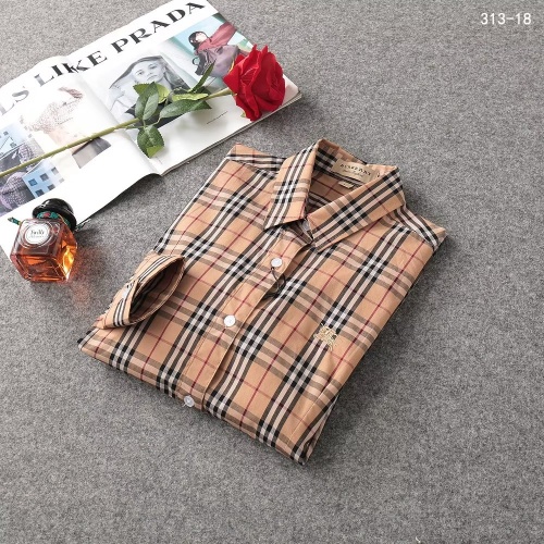 Replica Burberry Shirts Long Sleeved For Women #1192295 $36.00 USD for Wholesale