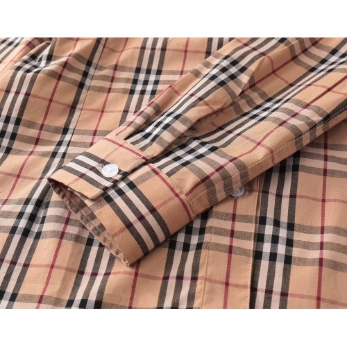 Replica Burberry Shirts Long Sleeved For Women #1192295 $36.00 USD for Wholesale