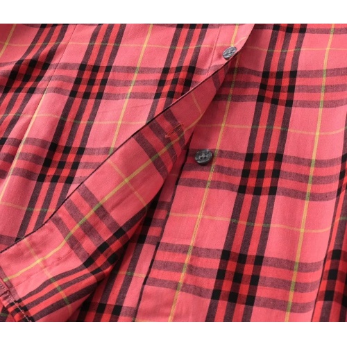 Replica Burberry Shirts Long Sleeved For Women #1192296 $36.00 USD for Wholesale