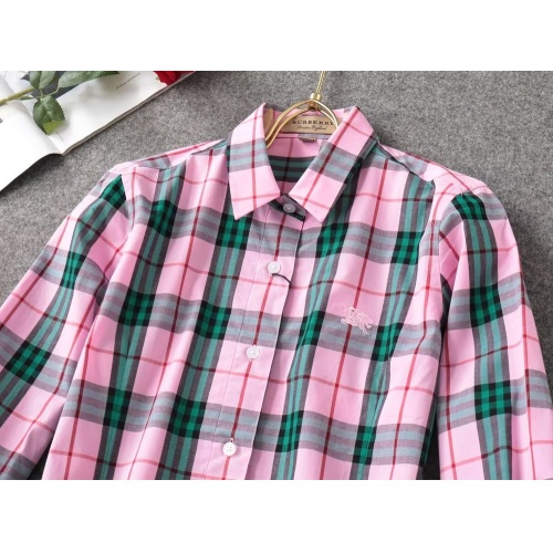 Replica Burberry Shirts Long Sleeved For Women #1192300 $38.00 USD for Wholesale