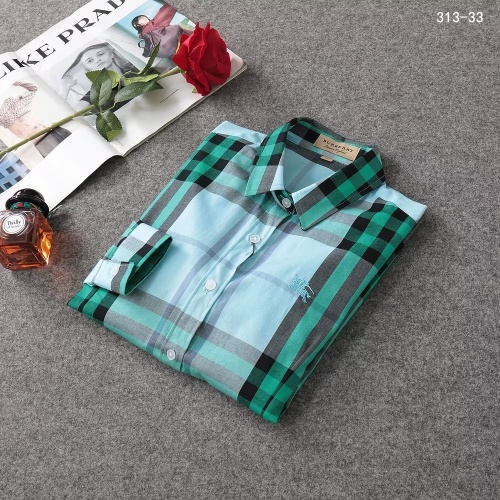 Replica Burberry Shirts Long Sleeved For Women #1192301 $38.00 USD for Wholesale