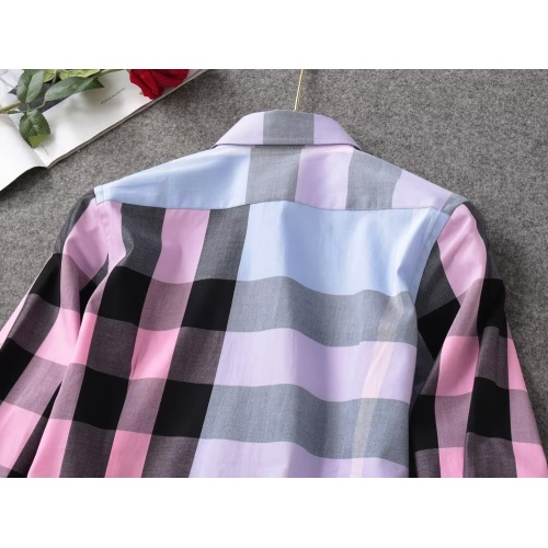 Replica Burberry Shirts Long Sleeved For Women #1192307 $38.00 USD for Wholesale