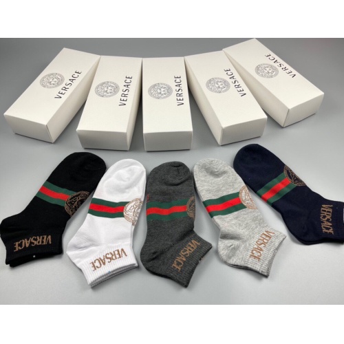 Replica Versace Socks #1192980 $29.00 USD for Wholesale