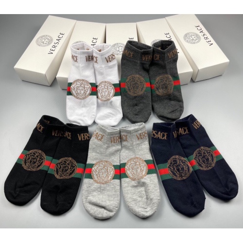 Replica Versace Socks #1192980 $29.00 USD for Wholesale