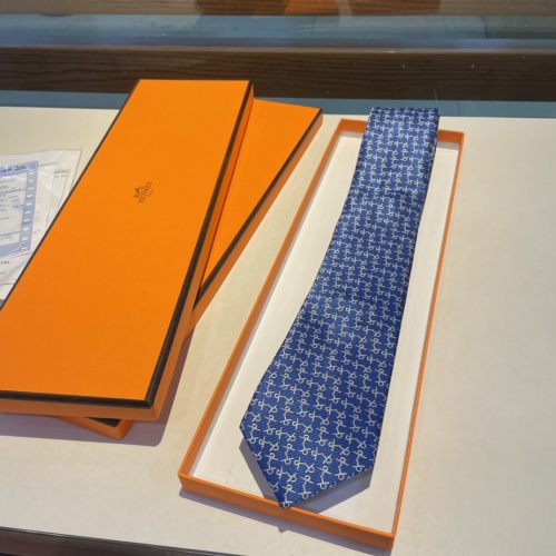 Replica Hermes Necktie For Men #1194221 $34.00 USD for Wholesale