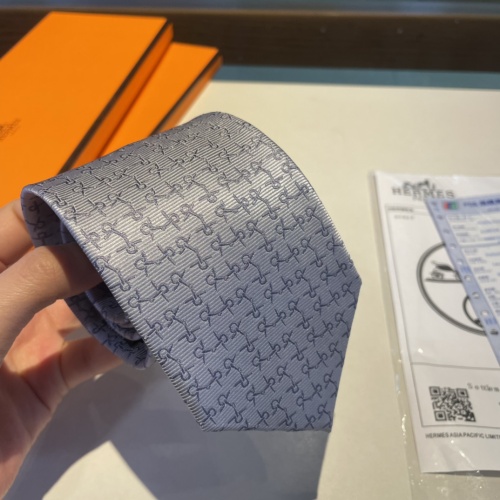 Replica Hermes Necktie For Men #1194226 $34.00 USD for Wholesale