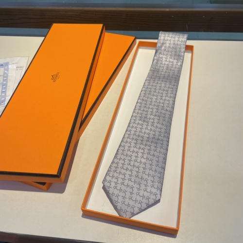 Replica Hermes Necktie For Men #1194226 $34.00 USD for Wholesale